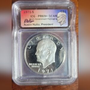1971-S Silver Eisenhower Dollar Proof Coin
